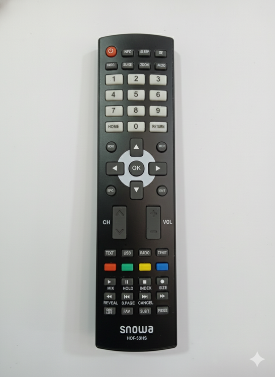 کنترل اصلی تلوزیون اسنوا مدل HOF-53HS